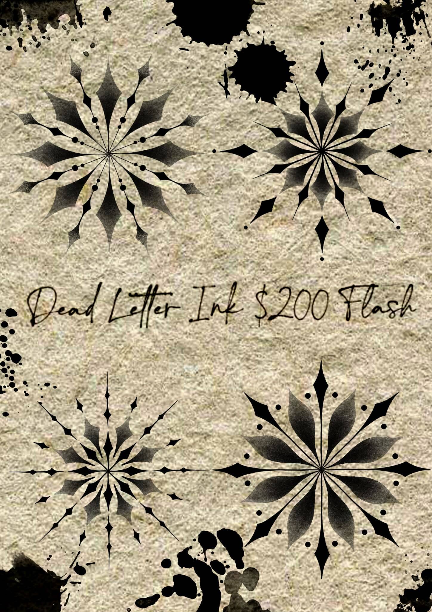 dead letter ink flash tatt’s